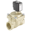 Solenoid valve 2/2 Type: 32280 series 6281 orifice 40 mm brass/NBR normally closed 24V AC 1.1/2" BSPP